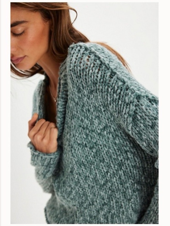 Sweaters - Free People Opal Rollneck Sweater, NWT, XL, Rainforest